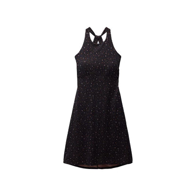 prAna Women's Jewel Lake Summer Dress 2025 001 BLACK SPRINGTIME