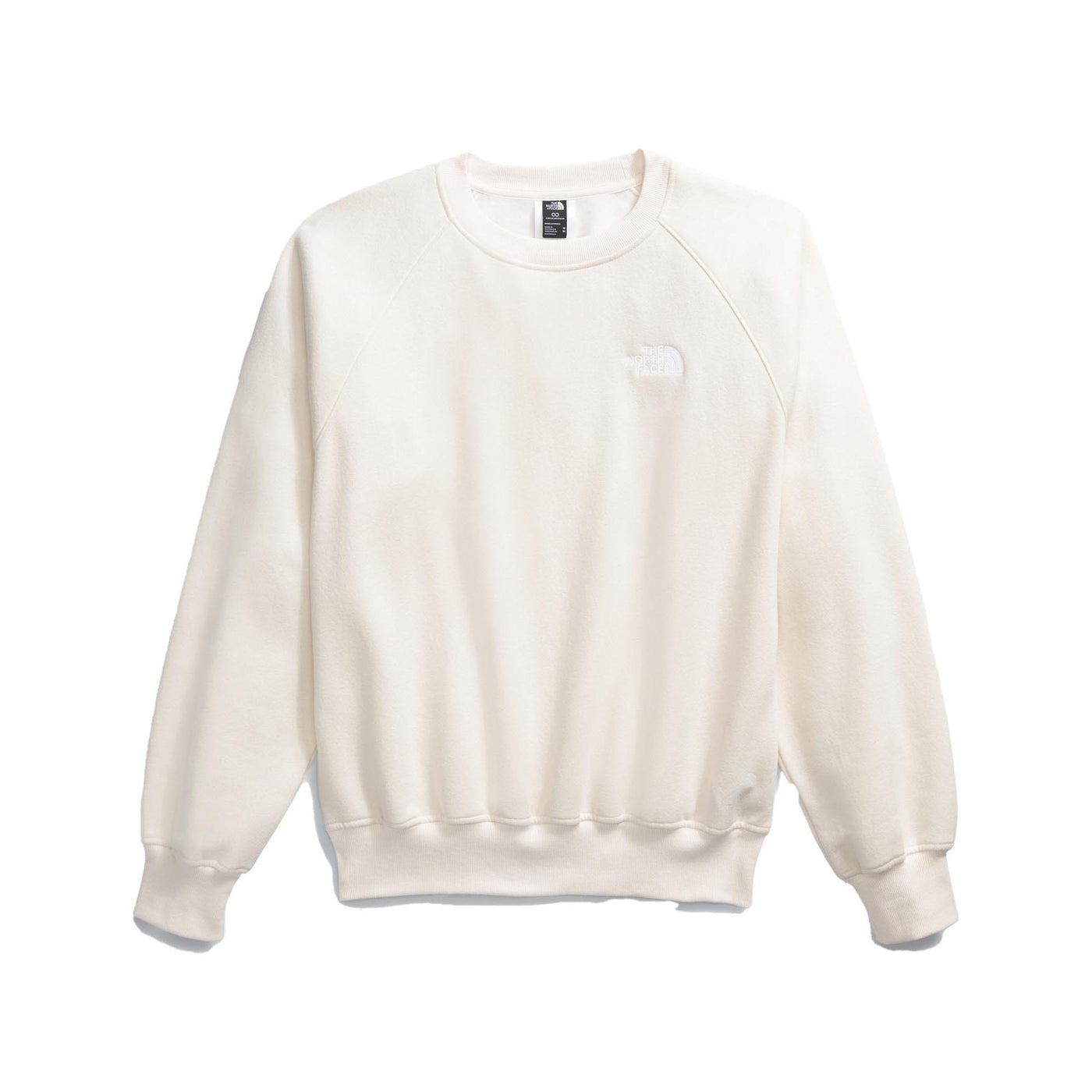 The North Face Men's Evolution Crew Sweatshirt 2025 UBO WHITE DUNE/TNF WHITE