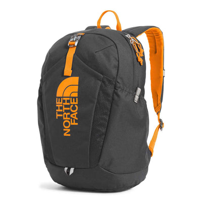 The North Face Junior's Mini Recon Backpack 2025 AOX ASPHALT GREY/CONE ORANGE NPF