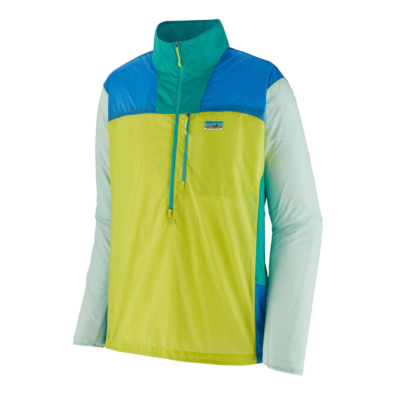 Patagonia Men's Houdini Stash 1/2-Zip Pullover 2025 PHOSPHORUS GREEN