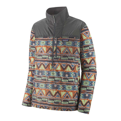 Patagonia Men's Houdini Stash 1/2-Zip Pullover 2025 HIGH HOPES GEO- FORGE GREY