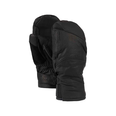 Burton Men's [ak] Clutch GORE-TEX Leather Mittens 2025 A04 TRUE BLACK