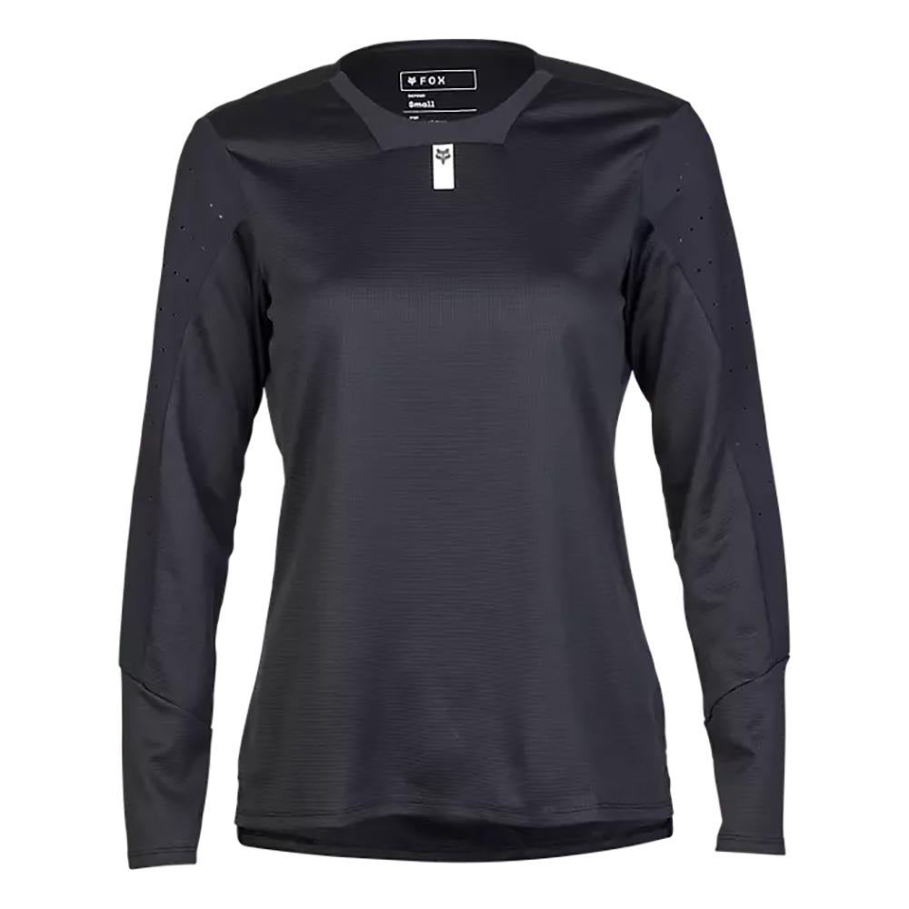 Fox Women's Defend Long Sleeve Jersey 2025 BLACK