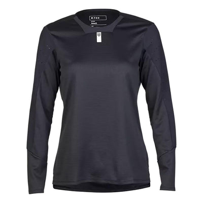 Fox Women's Defend Long Sleeve Jersey 2025 BLACK