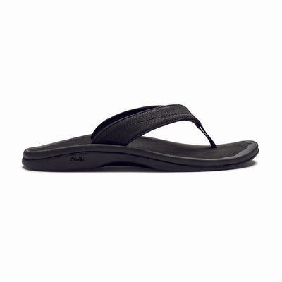OluKai Women's 'Ohana Sandals 2025 BLACK/WHITE