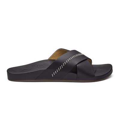 OluKai Women's Kipe'a 'Olu Sandals 2025 BLACK