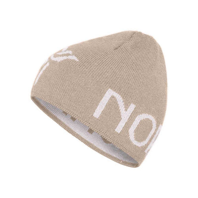 Norrona 29 Mid MerinoULL Logo Beanie 2026 9001 PURE CASHMERE