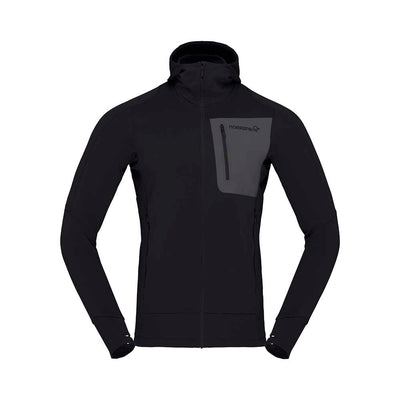 Norrona Men's Falketind Power Grid Zip Hood 2026 CAVIAR