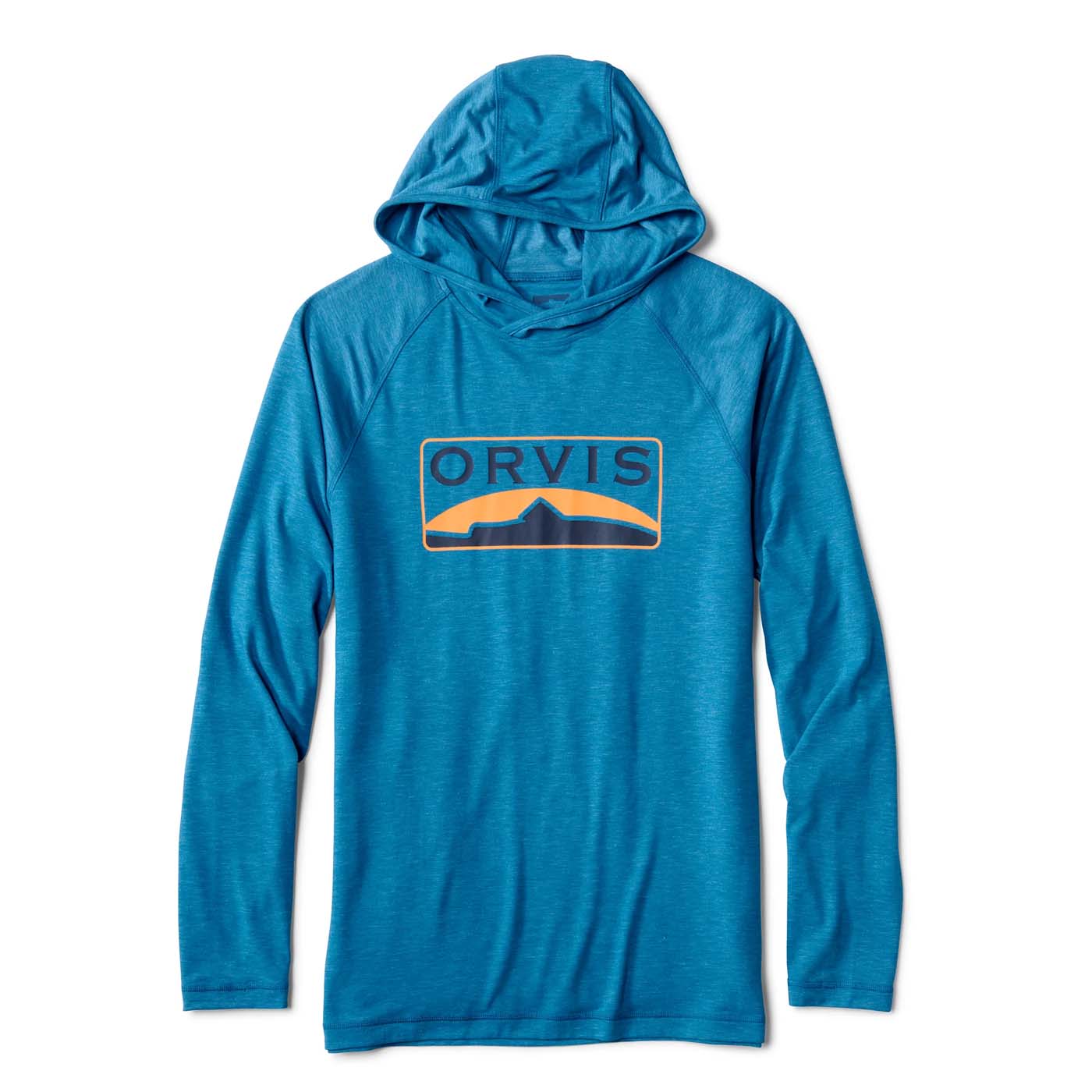 Orvis Men's DriCast Logo Hoodie 2025 05 PACIFIC BLUE