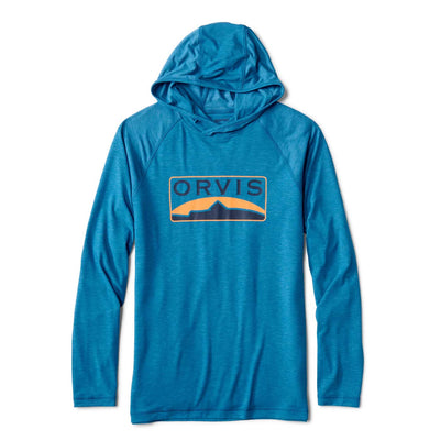 Orvis Men's DriCast Logo Hoodie 2025 05 PACIFIC BLUE