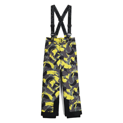 Spyder Junior's Propulsion Pants 2025 CAMOUFLAGE ACID YELLOW