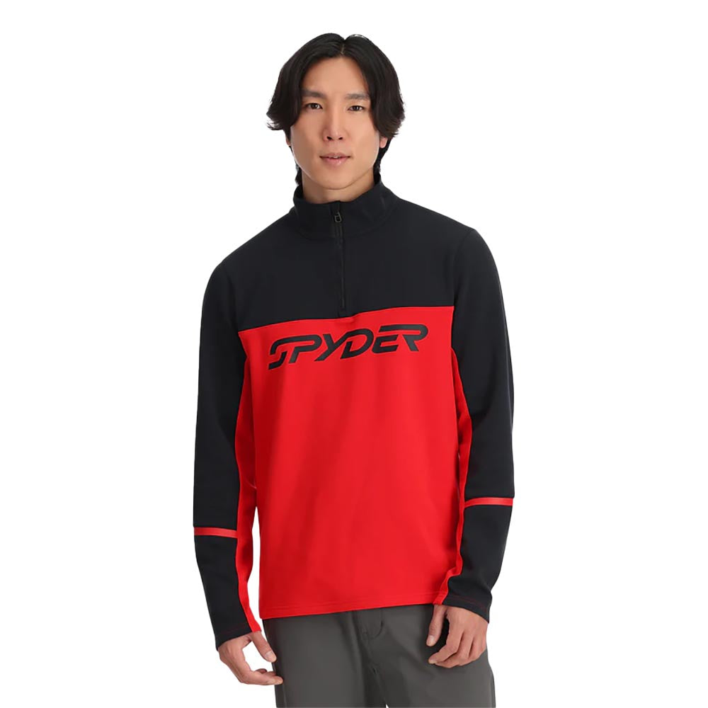 Spyder Men's Speed Fleece 1/2 Zip 2025 SPYDER RED