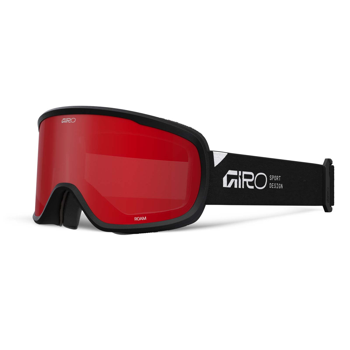Giro Roam AF Goggles with Bonus Lens 2026 BLACK STACKED / AMBER SCARLET/YELLOW
