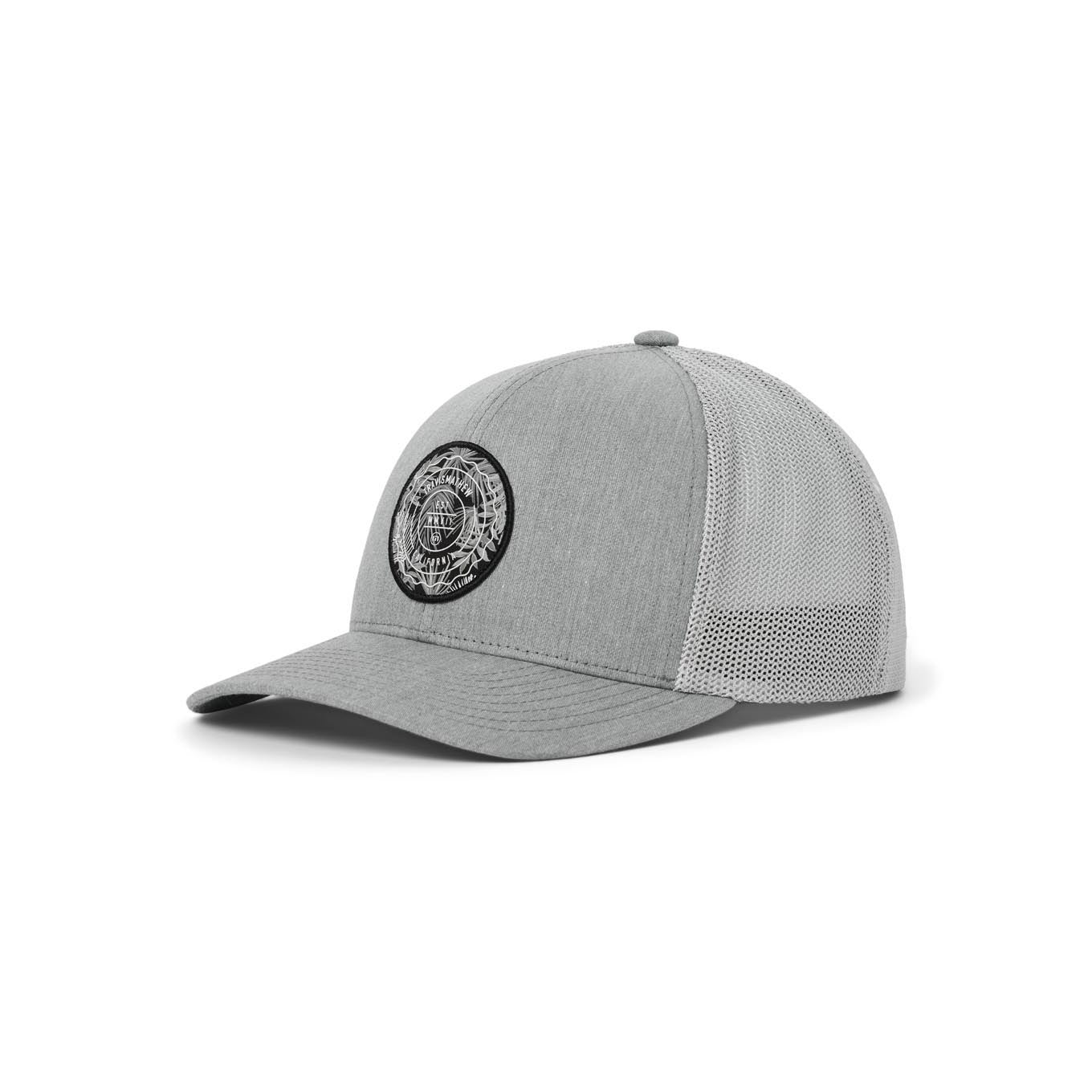 TravisMathew Men's The Patch Floral Snapback Hat 2025 HEATHER GREY