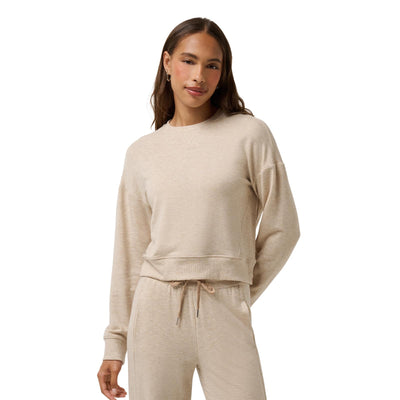 TravisMathew Women's Cloud Terry Crew Sweatshirt 2025