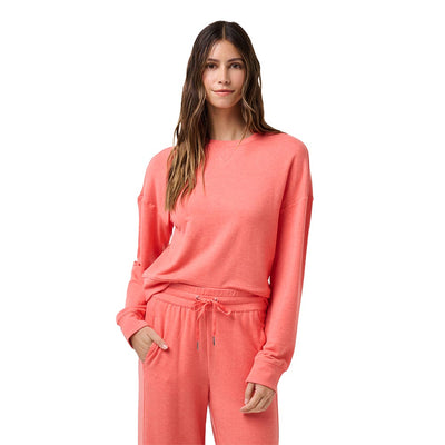 TravisMathew Women's Cloud Terry Crew Sweatshirt 2025