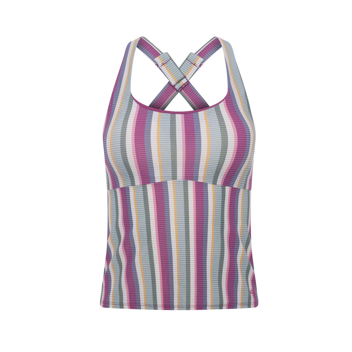 Lole Women's Playa Long Tank 2025 P752 SUNDRIFT STRIPE/POSH