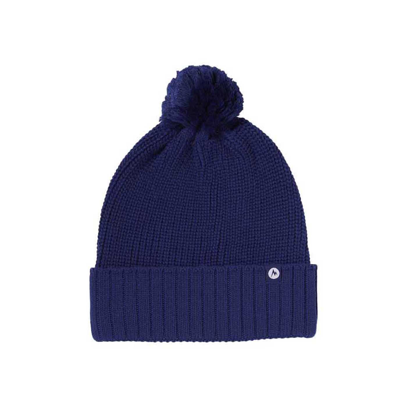 Marmot Women's Snoasis Pom-Pom Beanie 2025 TWILIGHT BLUE