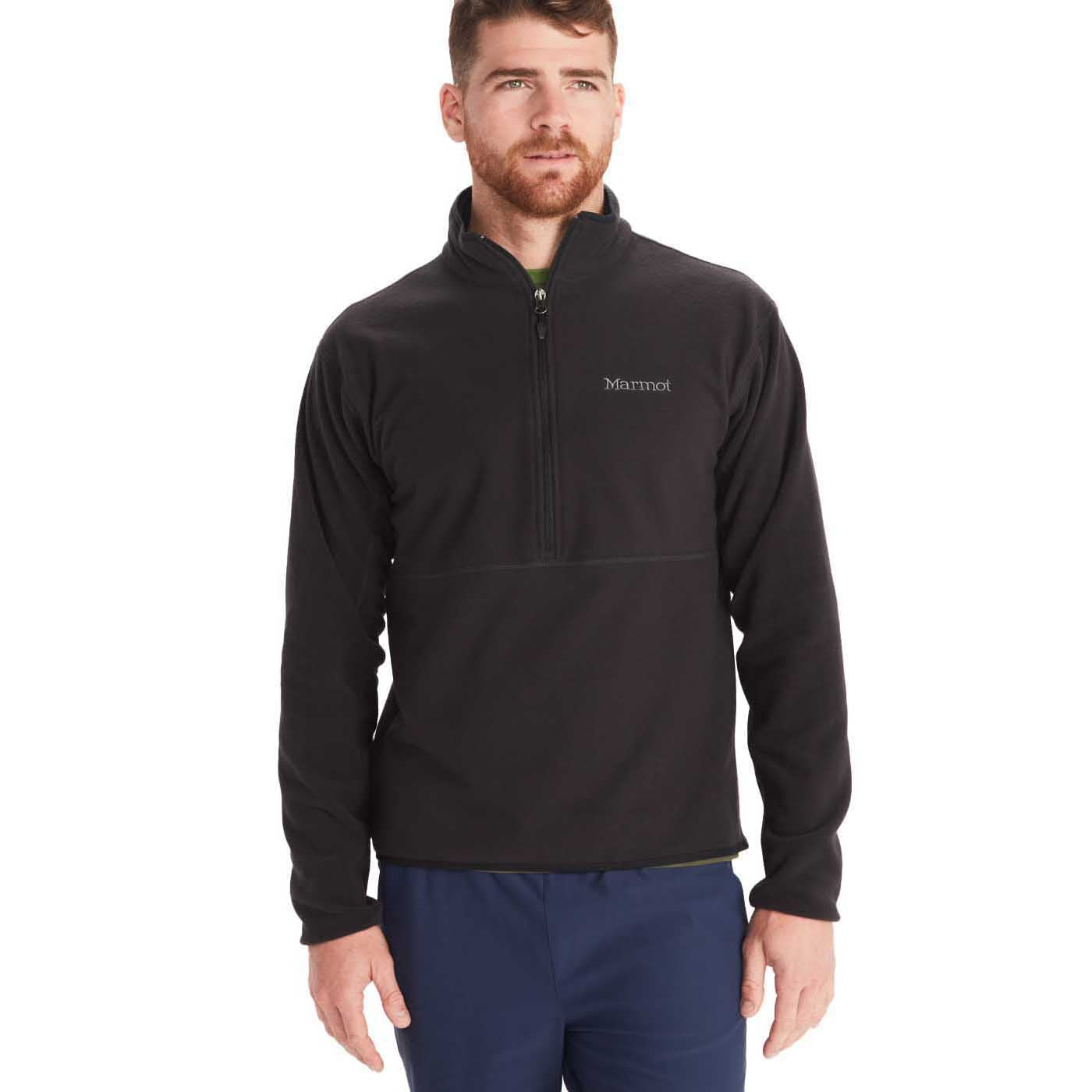 Marmot Men's Rocklin 1/2-Zip Pullover 2025 BLACK
