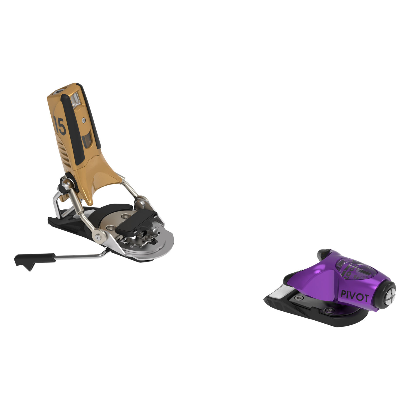 Look Pivot 2.0 15 GW Ski Bindings 2026 PURPLE GOLD