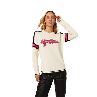 Alp N Rock Women's Apres Ski II Crew Sweater 2025 IVORY