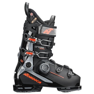 Nordica Men's Speedmachine 3 BOA 110 Ski Boots 2026 BLACK/GREY/RED