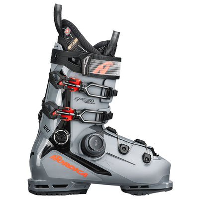 Nordica Men's Speedmachine 3 BOA 120 Ski Boots 2026 GREY/BLACK/RED