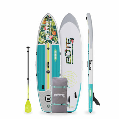 BOTE Breeze Aero Inflatable Paddle Board 10'6 NATIVE FLORAL CUDA