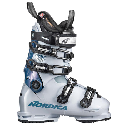 Nordica Women's Promachine 105 W Ski Boots 2026 WHITE/LIGHT BLUE/BLACK