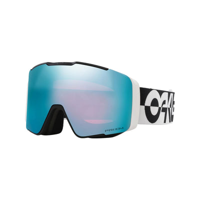 Oakley Line Miner Pro L Goggles with Bonus Prizm Lens 2026 BLACK WHITE DUAL/PRIZM SAPPH IRID/TORCH IRID
