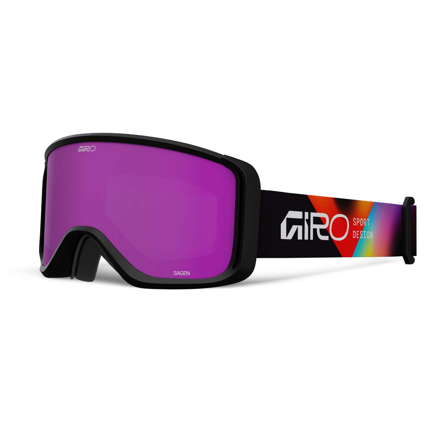Giro Sagen Goggles with Bonus Lens 2026 BLACK ANGLES / AMBER PINK/YELLOW