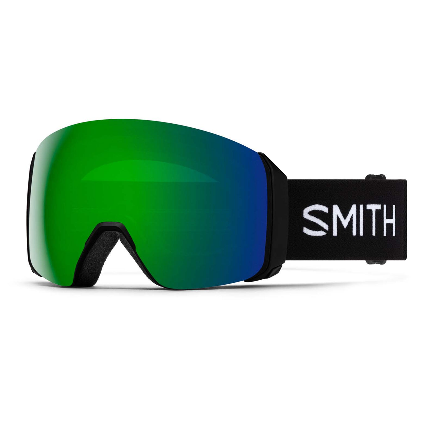 Smith 4D Mag XL Goggles with Bonus ChromaPop Lens 2026 BLACK/CP SUN GREEN MIR