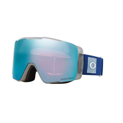 Oakley Line Miner Pro M Goggles with Bonus Prizm Lens 2026 CRYSTAL BLUE / PRIZM SAPPHIRE IRID/ICED IRID