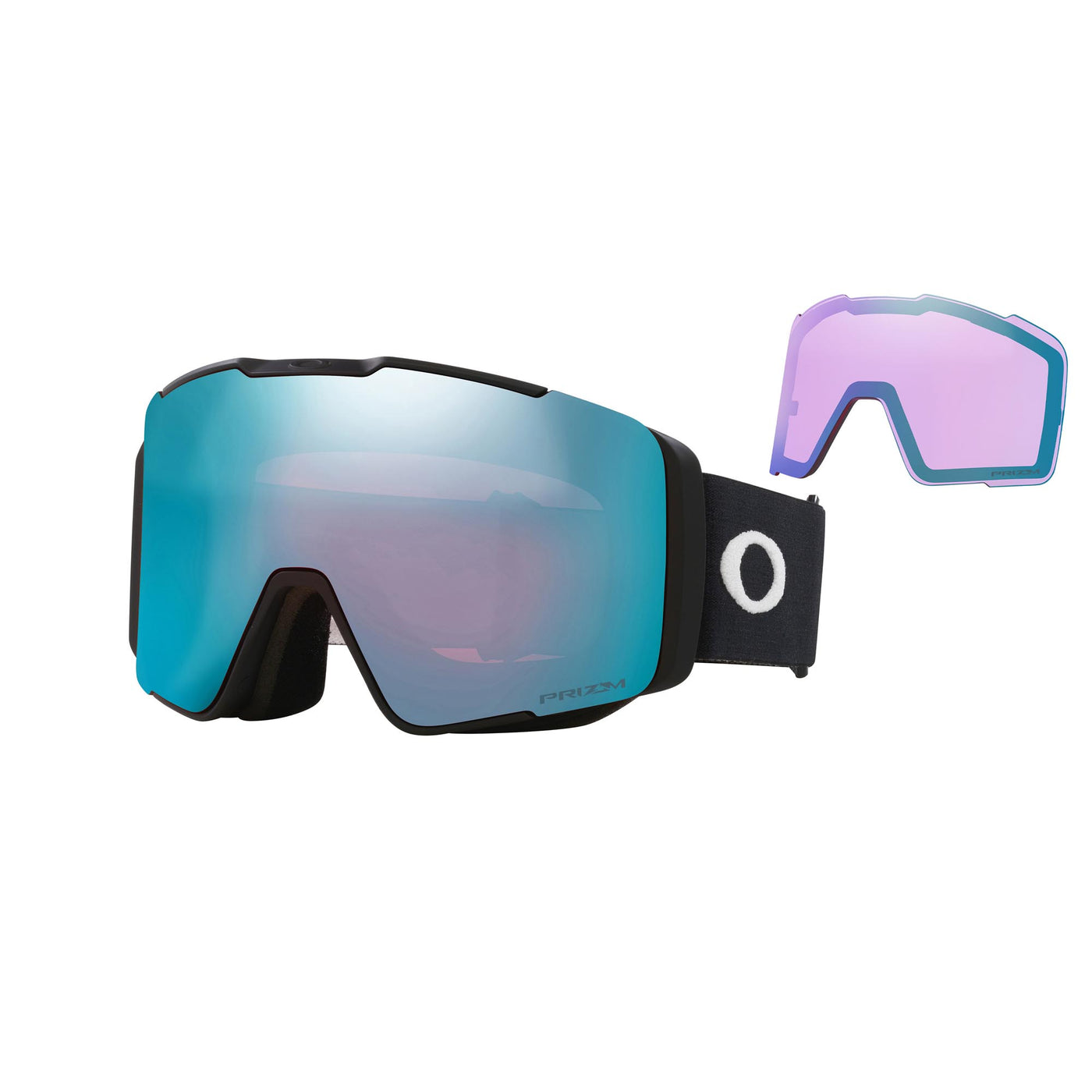Oakley Line Miner Pro M AF Goggles with Bonus Lens 2026 MATTE BLACK/PRIZM SAPPHIRE IRID/ICED IRID