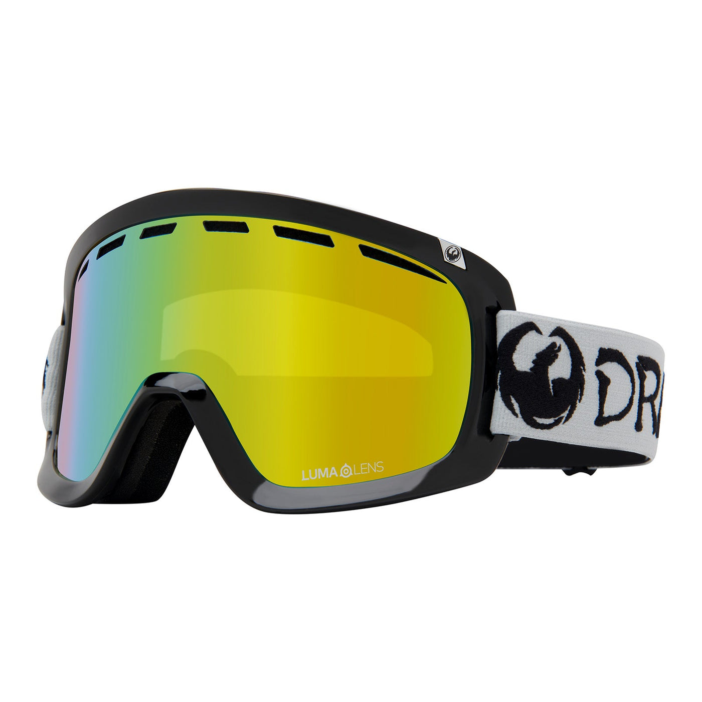 Dragon D1 OTG Goggles with Bonus Lumalens® Lens 2026 CLASSIC GREY/LL GOLD ION