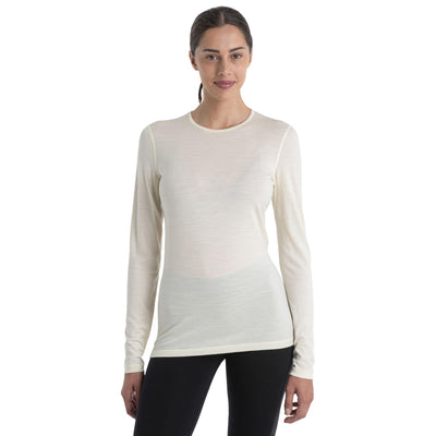 Icebreaker Women's Merino 200 Oasis Long Sleeve Crewe 2025 UNDYED