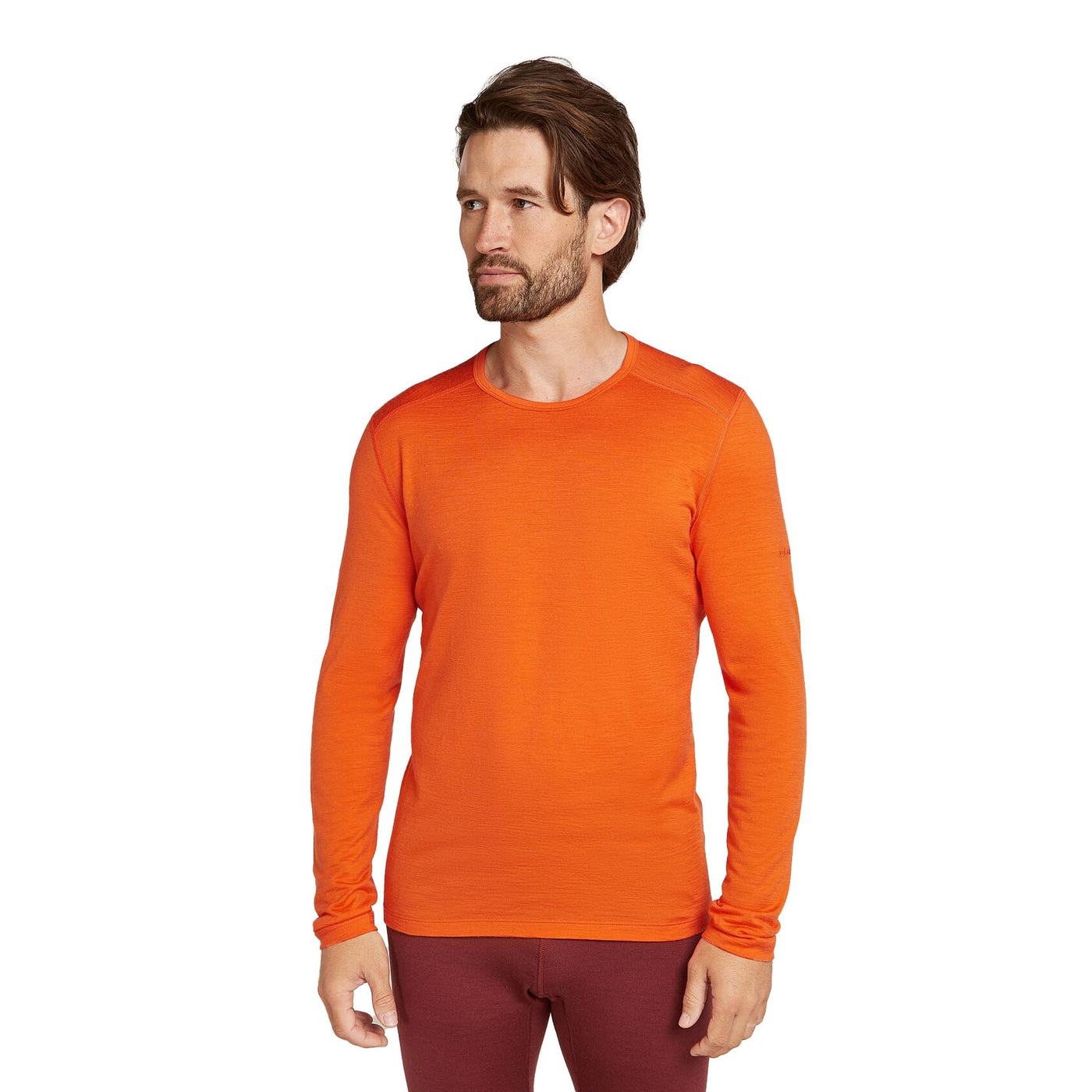 Icebreaker Men's Merino 200 Oasis Long Sleeve Crewe 2025 BLAZE