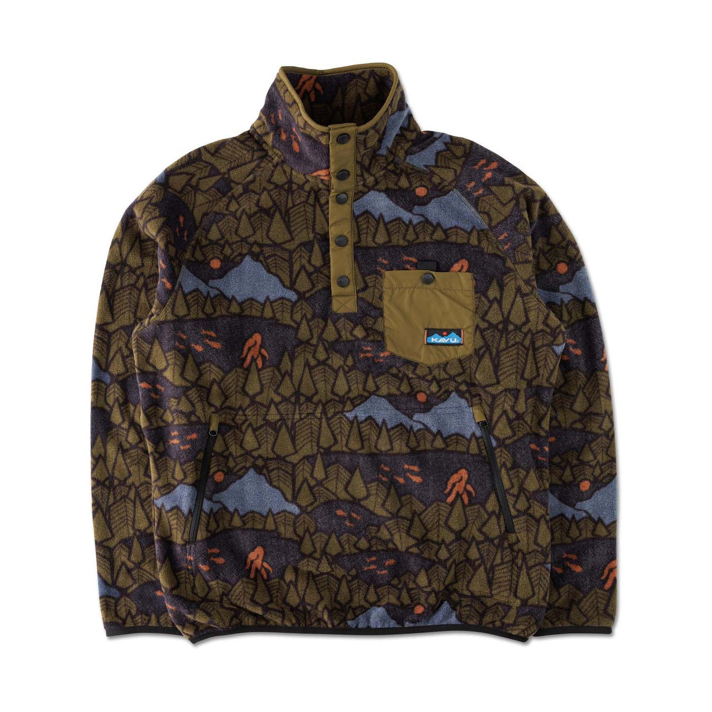 Kavu Men's Teannaway Fleece 2026 2731 SASQUATCH NIGHT