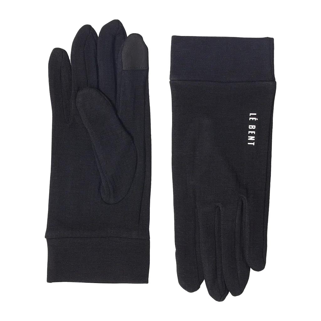 Le Bent Waffle Midweight Glove Liner 2025 BLACK