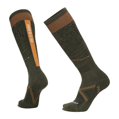 Le Bent Xavier De Le Rue Pro Series Light Cushion Snow Socks 2025 DARK EUCALYPT