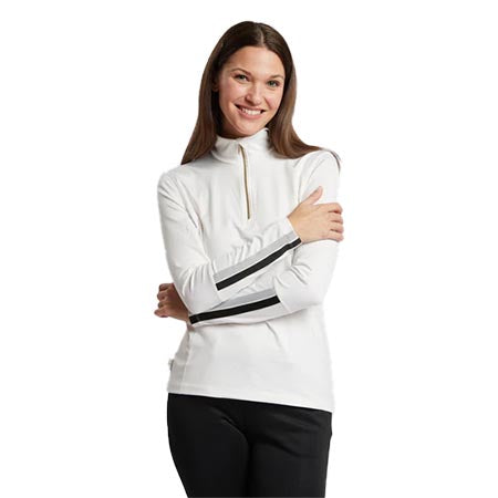 Ohsho Women's Isabella Half-Zip Top 2025 CREAM