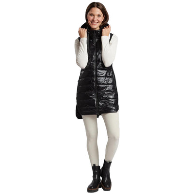 Ohsho Women's Gloria Long Vest 2025 BLACK