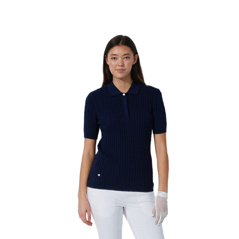 Daily Sports Women's Madelene Short-Sleeved Polo Shirt 2025 NAVY