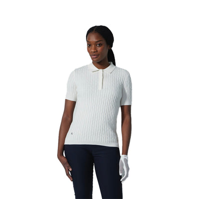 Daily Sports Women's Madelene Short-Sleeved Polo Shirt 2025 WHITE
