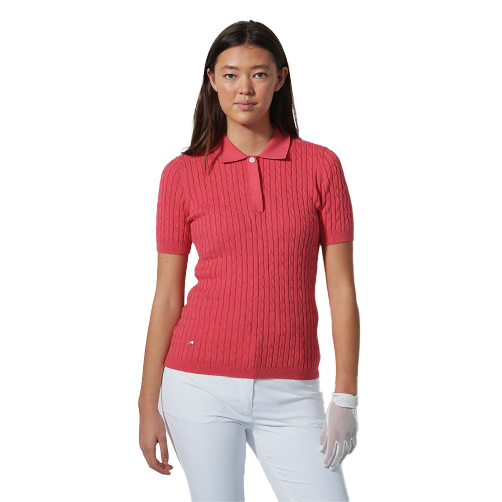 Daily Sports Women's Madelene Short-Sleeved Polo Shirt 2025 874 INTENSE CORAL