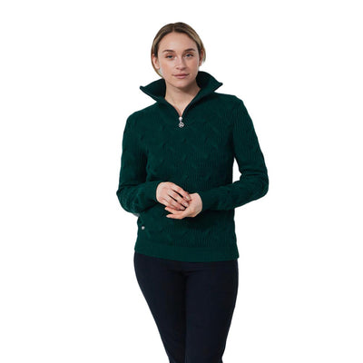 Daily Sports Women's Ermont Long-Sleeved Pullover Lined 2025 NORI GREEN