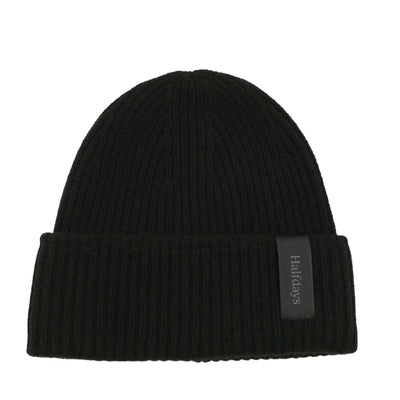 Halfdays Women's Merino Beanie 2025 BLACK/TAN