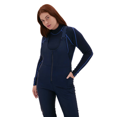 Halfdays Women's Isabel Soft Shell Bib Pants 2025 NAVY