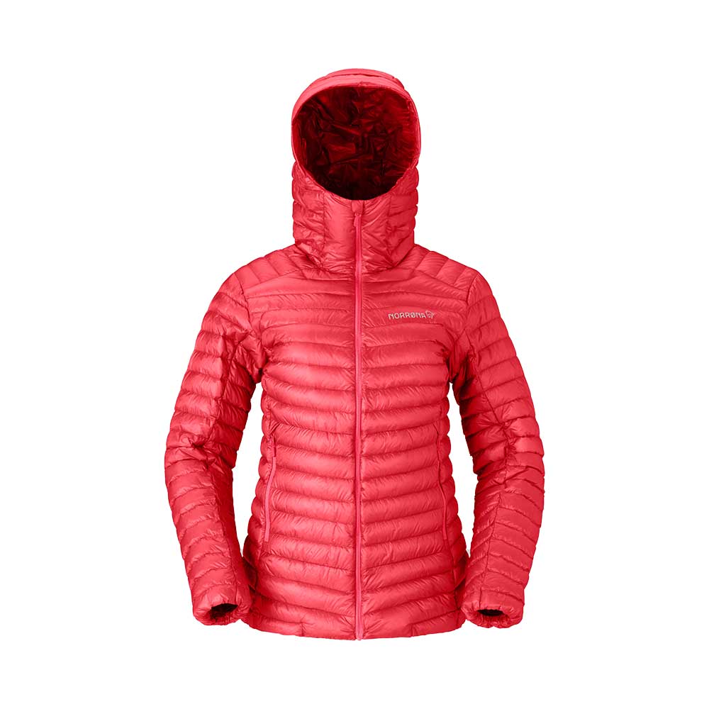 Norrona Women's Trollveggen Down800 Superlight Hood Jacket 2026 1261 WATERMELON