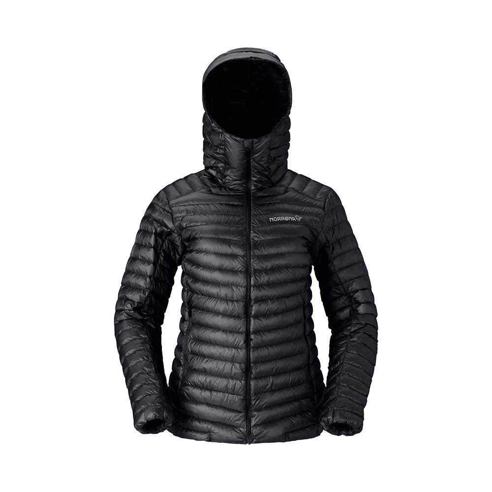 Norrona Women's Trollveggen Down800 Superlight Hood Jacket 2026 CAVIAR